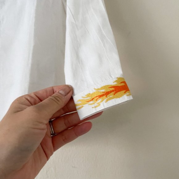 Wild & Gorgeous Toddler Dragon Button Down Shirt 3T - Picture 3 of 7